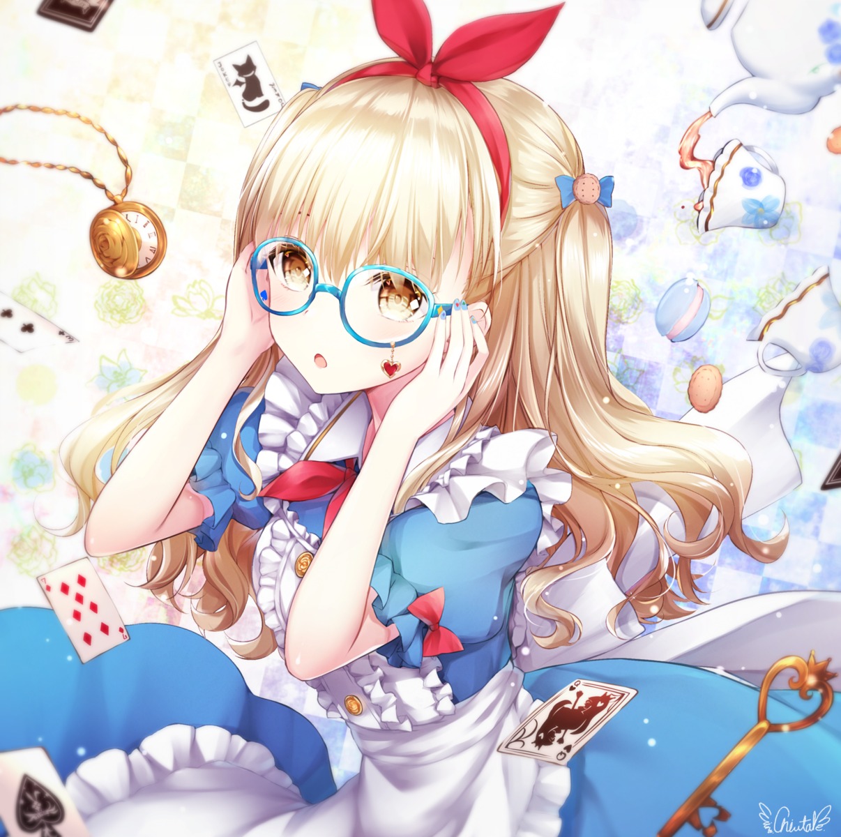 Chiutake Mina Alice In Wonderland Alice Dress Megane Skirt Lift 689683 Yandere 4720